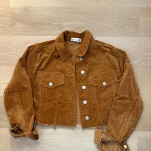 Vestique cropped corduroy jacket